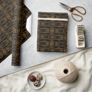 Papier Cadeau HOUSE of the Dragon   Targaryen Stripe Pattern