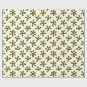 Papier Cadeau Houx (Plat)