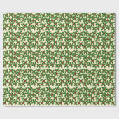 Papier Cadeau Houx de Noël (Plat)