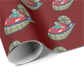Papier Cadeau Hovercraft (Coin rond)