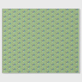 Papier Cadeau Hovering Jacobin Hummingbird - transparent. (Plat)