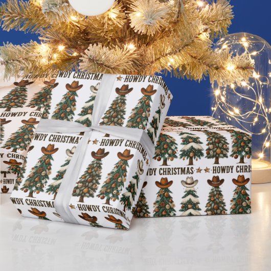 Papier Cadeau Howdy Christmas (Vacances)