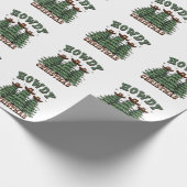 Papier Cadeau Howdy Christmas Cactus Western Xmas (Coin)