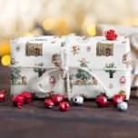 Papier Cadeau Howdy Christmas | Fun Western Personnalisé<br><div class="desc">Célébrez les fêtes avec un yee-haw! The Howdy Christmas Fun Western Personnalisé Wrapping Paper apporte une torsion festive de cowboy à votre don cette saison. Avec de charmantes illustrations dessinées à la main de cowboy Père Noël, des cactus enveloppés de lumières, des bottes rustiques et des bonhomme de neige au...</div>