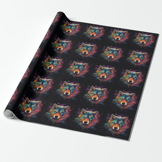 Papier Cadeau Howl cosmique (Déroulé)