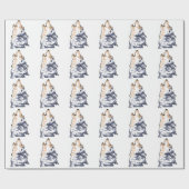 Papier Cadeau Howling Wolf (Plat)