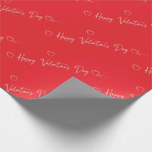 Papier Cadeau Hppy Valentine's Day gift wrapping (Coin)