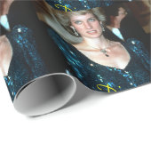 Papier Cadeau HRH Princess Diana Vienne 1986 (Coin rond)