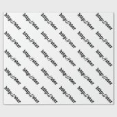 Papier Cadeau http://ster / code html (Plat)