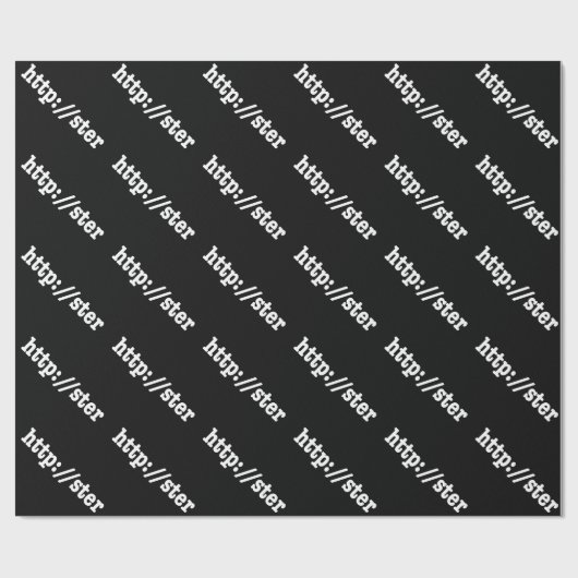 Papier Cadeau http://ster / code html (Plat)