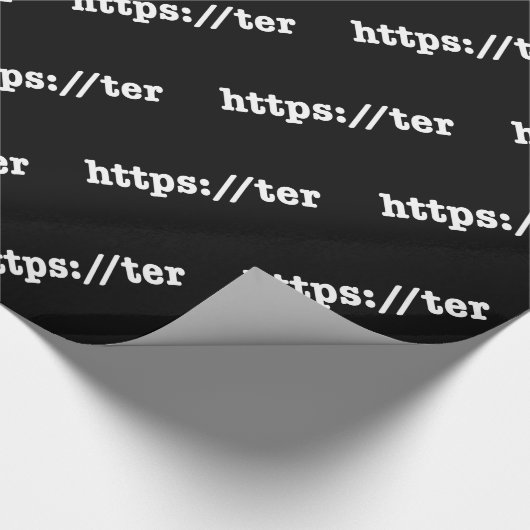 Papier Cadeau https://ter / code html (Coin)
