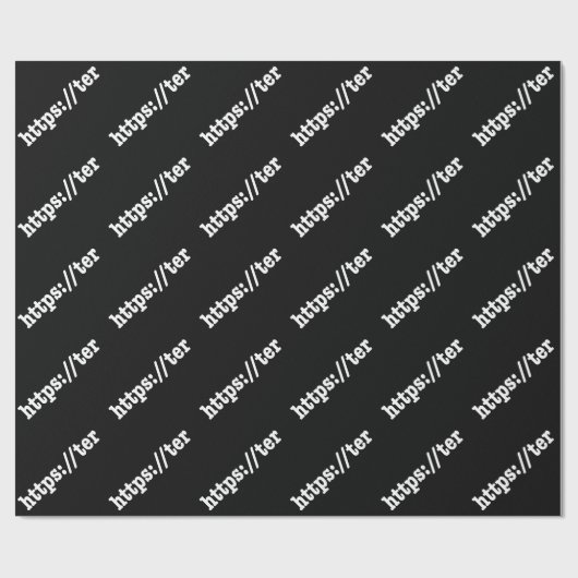 Papier Cadeau https://ter / code html (Plat)