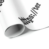 Papier Cadeau https://ter / code html (Coin rond)