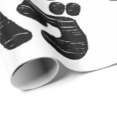 Papier Cadeau HUGS GRATUITS フ ー グ ~ Japonais Katakana (Coin rond)