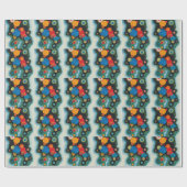 Papier Cadeau Huile Abstraite de Kandinsky Deepened Impulse sur  (Plat)