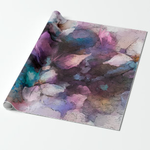 Papier Cadeau Huile colorée Abstraite, peinture acrylique du res