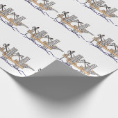 Papier Cadeau Huile offshore (Coin)