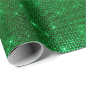 Papier Cadeau Huile verte (Coin rond)