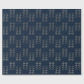 Papier Cadeau Huit nuits de Hanouka (Plat)