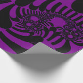 Papier Cadeau Humeur violette et noire (Coin)