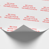 PAPIER CADEAU HUMILIATION (Coin)
