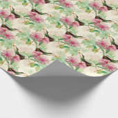 Papier Cadeau Humming Birds Series Design Seize (Coin)