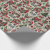 Papier Cadeau Humorous Satirical Christmas Wrapping Paper (Coin)