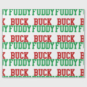 Papier Cadeau humour de Noël de Noël (Plat)