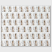 Papier Cadeau Humour Golden Retriever (Plat)