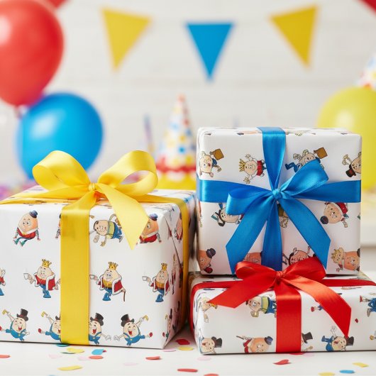 Papier Cadeau Humpty Dumpty Anniversaire de enfant