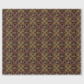 Papier Cadeau Hunt Club Plaid With Wildlife Game (Plat)