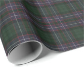 Papier Cadeau Hunter Modern Original Tartan écossais (Coin rond)