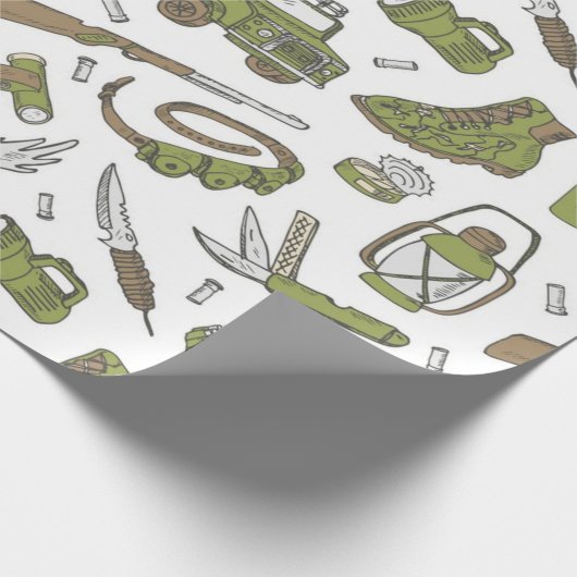 Papier Cadeau Hunting Pattern (Coin)