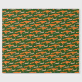 Papier Cadeau Huntsman Fox et Hare Chasse Sports (Plat)