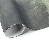 Papier Cadeau Husky Sibérien Blanc (Coin rond)