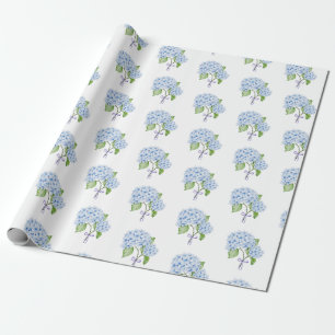 Papier Cadeau Hydrangea arc-petit-millénaire preppie floral
