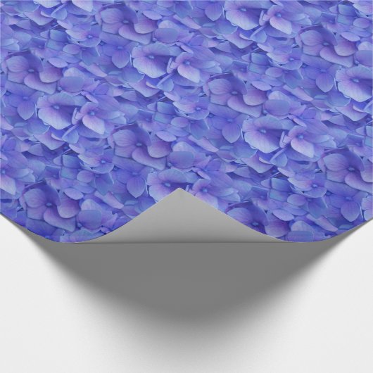Papier Cadeau Hydrangea bleu (Coin)