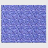 Papier Cadeau Hydrangea bleu (Plat)