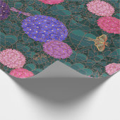 Papier Cadeau Hydrangea Moonlit Moth Garden Bronze Large (Coin)