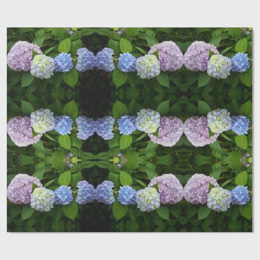 Papier Cadeau Hydrangée (Plat)