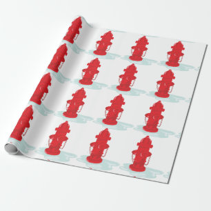 Papier Cadeau Hydrant de feu