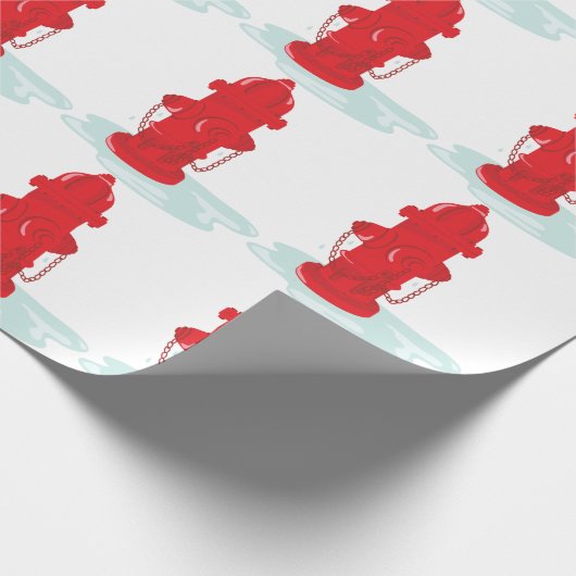 Papier Cadeau Hydrant de feu (Coin)