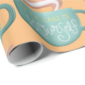 Papier Cadeau Hygge Drink Self-Care Thunder_Cove (Coin rond)