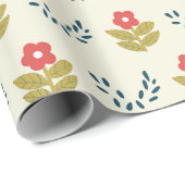 Papier Cadeau Hygge Holiday Motif n° 2 (Coin rond)