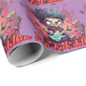 Papier Cadeau Hymne Pop Rock (Coin rond)