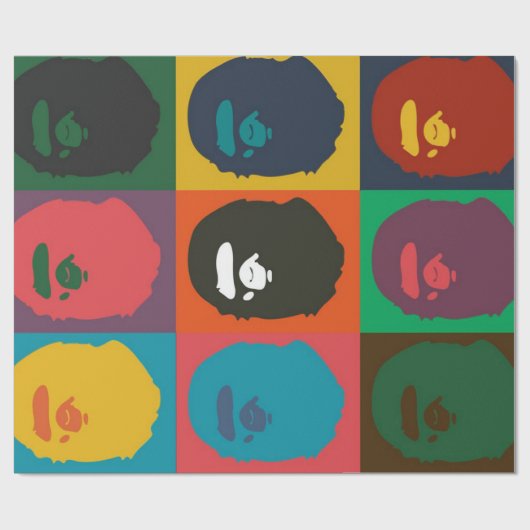 Papier Cadeau hypebebe singe (Plat)