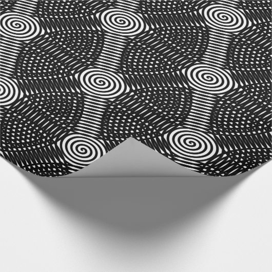 Papier Cadeau Hypnose ronde Spirale Thunder_Cove (Coin)