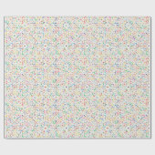Papier Cadeau Hypotrochoïdes arc-en-ciel (Plat)
