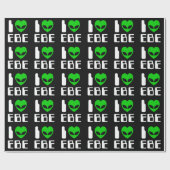 Papier Cadeau I Alien Heart EBE (Plat)