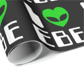 Papier Cadeau I Alien Heart EBE (Coin rond)